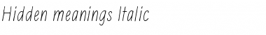 Download Hidden meanings Font Download Hidden meanings Font