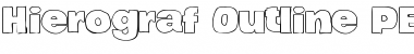 Download Hierograf Outline PERSONAL USE Font Download Hierograf Outline PERSONAL USE Font