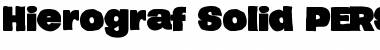 Download Hierograf Solid PERSONAL USE Font Download Hierograf Solid PERSONAL USE Font