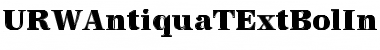 Download URWAntiquaTExtBolIn1 Font Download URWAntiquaTExtBolIn1 Font