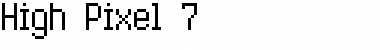 Download High Pixel-7 Font Download High Pixel-7 Font