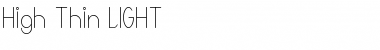 Download High Thin LIGHT Font Download High Thin LIGHT Font