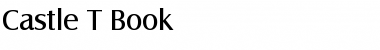 Download Castle T Font Download Castle T Font