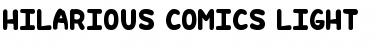 Download Hilarious Comics light Font Download Hilarious Comics light Font