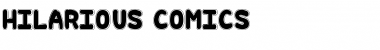Download Hilarious Comics Font Download Hilarious Comics Font