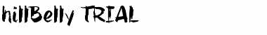 Download hillBelly_TRIAL Font Download hillBelly_TRIAL Font