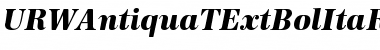 Download URWAntiquaTExtBolItaRo1 Font Download URWAntiquaTExtBolItaRo1 Font