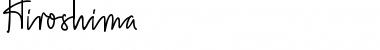 Download Hiroshima Font Download Hiroshima Font