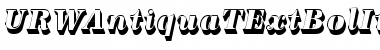 Download URWAntiquaTExtBolItaSh1 Font Download URWAntiquaTExtBolItaSh1 Font