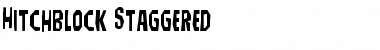 Download Hitchblock Staggered Font Download Hitchblock Staggered Font
