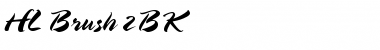 Download HL Brush 2BK Font Download HL Brush 2BK Font