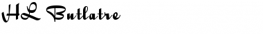 Download HL Butlatre Font Download HL Butlatre Font