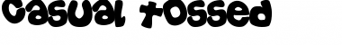 Download Casual Tossed Font Download Casual Tossed Font