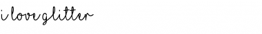 Download I Love Glitter Font Download I Love Glitter Font