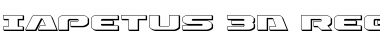 Download Iapetus 3D Font Download Iapetus 3D Font