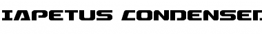 Download Iapetus Condensed Font Download Iapetus Condensed Font