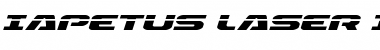 Download Iapetus Laser Italic Font Download Iapetus Laser Italic Font