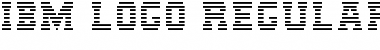 IBM Logo Regular Font