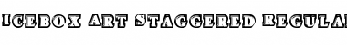 Download Icebox Art Staggered Font Download Icebox Art Staggered Font