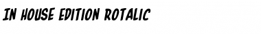 Download In-House Edition Rotalic Font Download In-House Edition Rotalic Font
