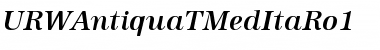 Download URWAntiquaTMedItaRo1 Font Download URWAntiquaTMedItaRo1 Font