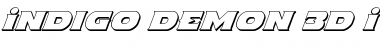 Download Indigo Demon 3D Italic Font Download Indigo Demon 3D Italic Font