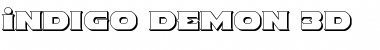 Download Indigo Demon 3D Font Download Indigo Demon 3D Font