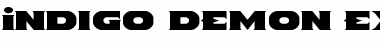 Download Indigo Demon Expanded Font Download Indigo Demon Expanded Font