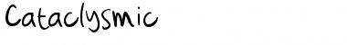 Download Cataclysmic Font Download Cataclysmic Font