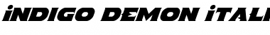 Download Indigo Demon Italic Font Download Indigo Demon Italic Font