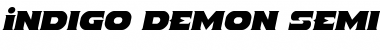 Download Indigo Demon Semi-Italic Font Download Indigo Demon Semi-Italic Font