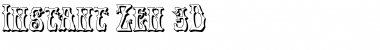 Download Instant Zen 3D Font Download Instant Zen 3D Font