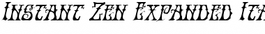 Download Instant Zen Expanded Italic Font Download Instant Zen Expanded Italic Font