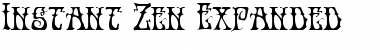 Download Instant Zen Expanded Font Download Instant Zen Expanded Font