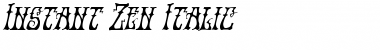 Download Instant Zen Italic Font Download Instant Zen Italic Font