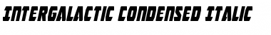 Download Intergalactic Condensed Italic Font Download Intergalactic Condensed Italic Font