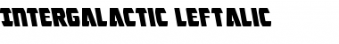 Download Intergalactic Leftalic Font Download Intergalactic Leftalic Font