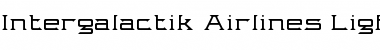 Download Intergalactik Airlines Light Font Download Intergalactik Airlines Light Font