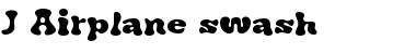 Download J. Airplane swash Font Download J. Airplane swash Font