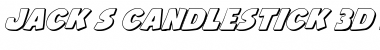 Download Jack's Candlestick 3D Font Download Jack's Candlestick 3D Font