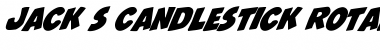 Download Jack's Candlestick Rotalic Font Download Jack's Candlestick Rotalic Font