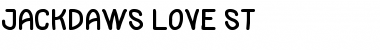 Download Jackdaws Love St Font Download Jackdaws Love St Font