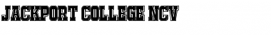 Download JACKPORT COLLEGE NCV Font Download JACKPORT COLLEGE NCV Font