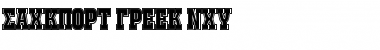 Download JACKPORT GREEK NCV Font Download JACKPORT GREEK NCV Font