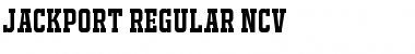 Download JACKPORT REGULAR NCV Font Download JACKPORT REGULAR NCV Font