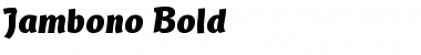 Download Jambono Bold Font Download Jambono Bold Font