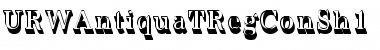 Download URWAntiquaTRegConSh1 Font Download URWAntiquaTRegConSh1 Font