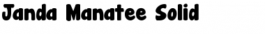 Download Janda Manatee Solid Font Download Janda Manatee Solid Font