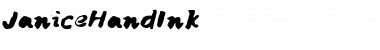 Download JaniceHandInk Font Download JaniceHandInk Font