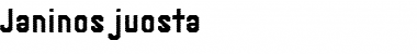 Download Janinos juosta Font Download Janinos juosta Font